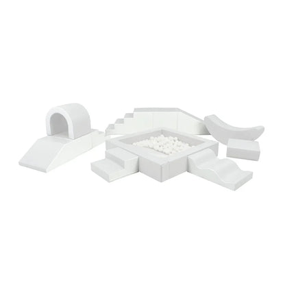 Party Set en mousse blanc